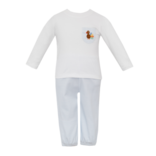 Petit Bebe Petit Bebe Turkey Pocket Pant Set