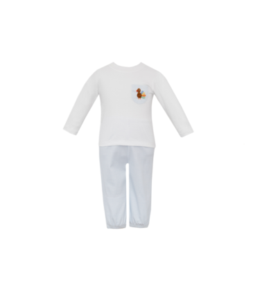 Petit Bebe Petit Bebe Turkey Pocket Pant Set