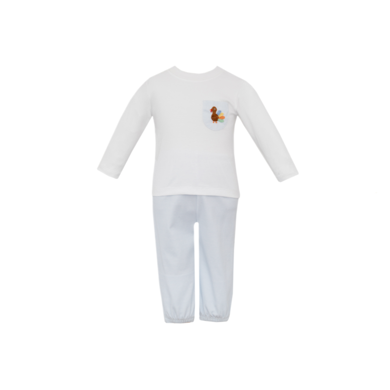 Petit Bebe Petit Bebe Turkey Pocket Pant Set