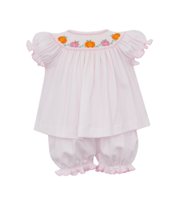 Petit Bebe Petit Bebe Pumpkins Bishop Bloomer Set
