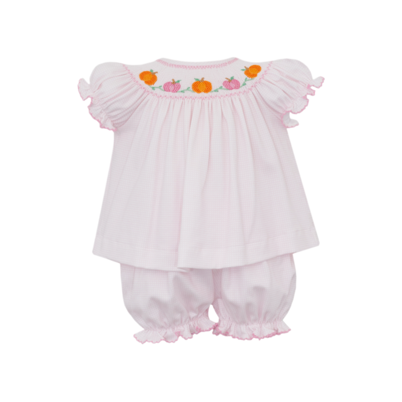 Petit Bebe Petit Bebe Pumpkins Bishop Bloomer Set
