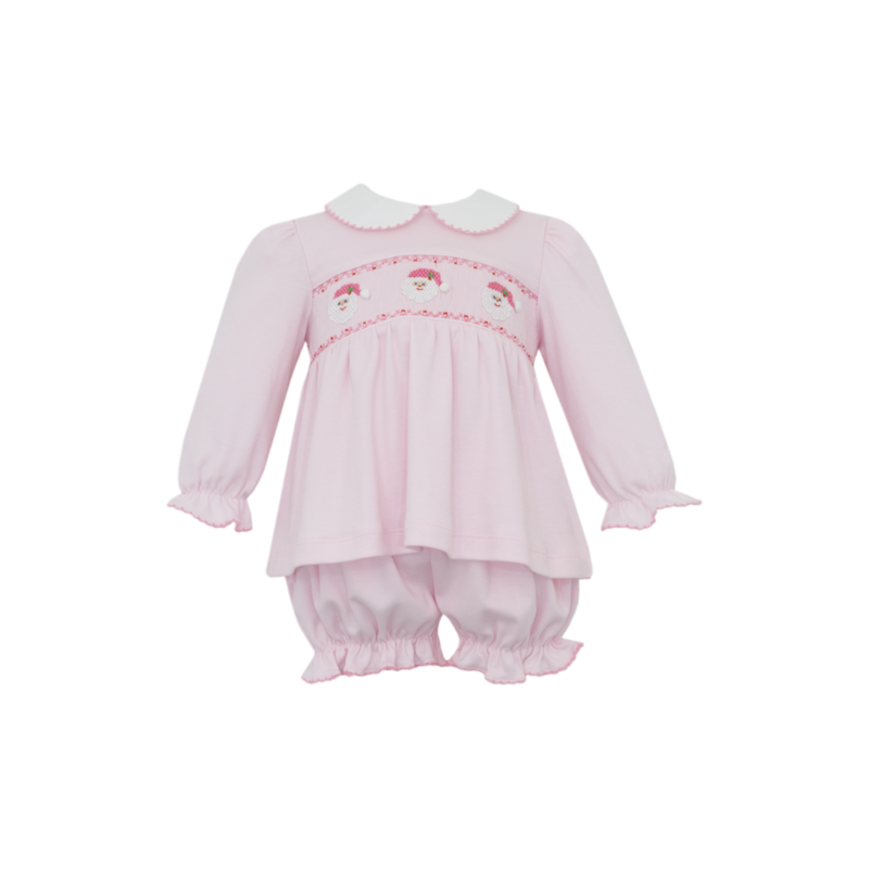 Petit Bebe Petit Bebe Santa Face Bloomer Set