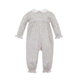 Petit Bebe Petit Bebe Pink Carol Liberty Floral Long Romper