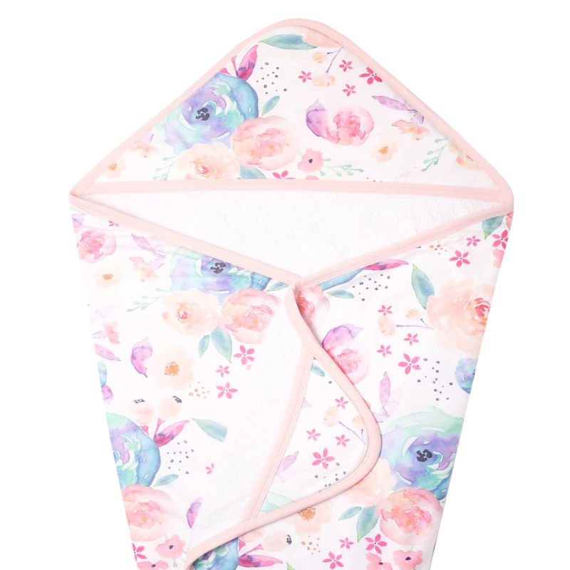 Copper Pearl Copper Pearl Bloom Knit Hooded Towel