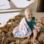 Copper Pearl Copper Pearl Bloom Knit Hooded Towel
