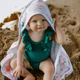 Copper Pearl Copper Pearl Bloom Knit Hooded Towel