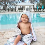 Copper Pearl Copper Pearl Rex Knit Hooded Towel