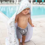 Copper Pearl Copper Pearl Rex Knit Hooded Towel