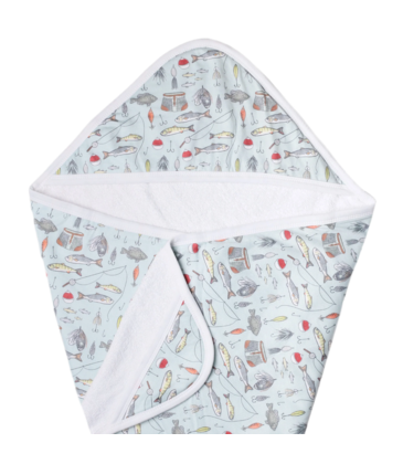 Copper Pearl Copper Pearl Trout Knit Hooded Towel