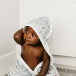 Copper Pearl Copper Pearl Trout Knit Hooded Towel