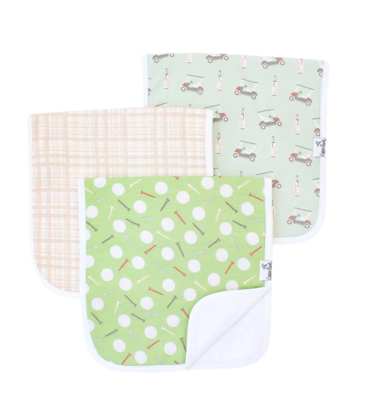 Copper Pearl Copper Pearl Bogey Burp Cloth Set (3-Pack)