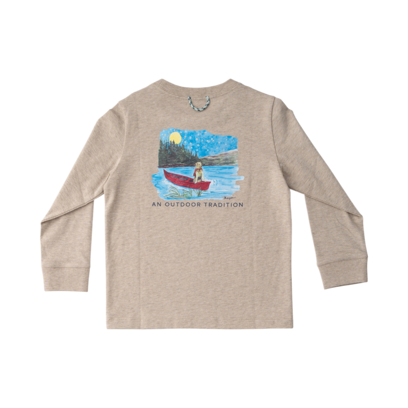 PRODOH Prodoh LS Cotton T-Shirt - Trench Coat Heather