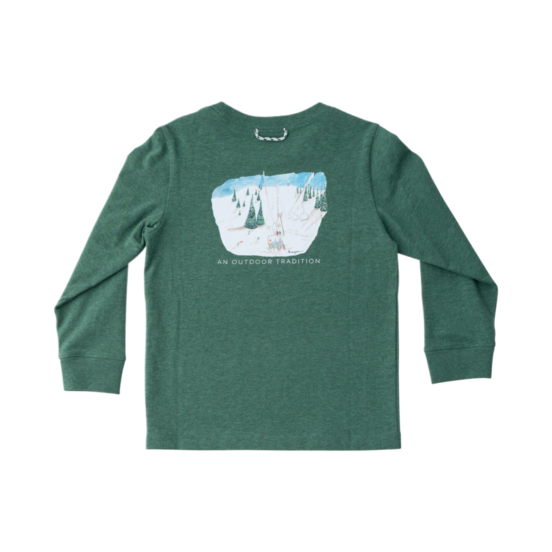 PRODOH Prodoh LS Cotton T-Shirt - Smoke Pine Heather