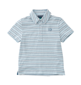 PRODOH Prodoh Too Cool for School Polo - Ice Water Copen Blue Stripe
