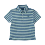 PRODOH Prodoh Too Cool for School Polo - Copen Blue Frosty Spruce Stripe