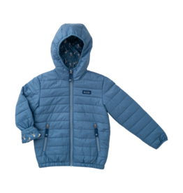 PRODOH Prodoh Hooded Puffer Jacket - Copen Blue