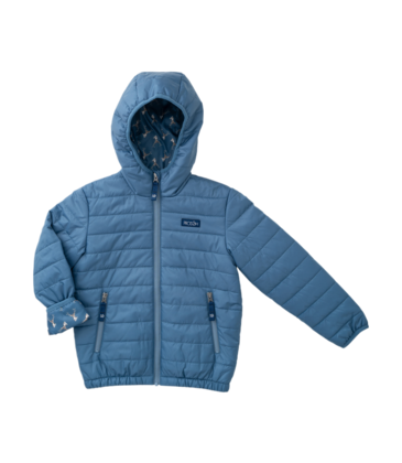 PRODOH Prodoh Hooded Puffer Jacket - Copen Blue