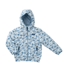PRODOH Prodoh Hooded Puffer Jacket - Blue Break Point Camo