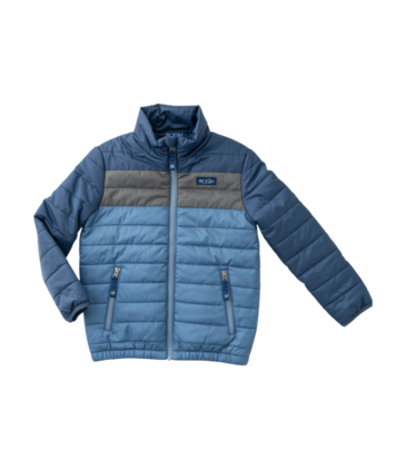 PRODOH Prodoh Puffer Jacket - Dark Denim Colorblock