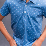 PRODOH Prodoh Performance Polo - Copen Fishing Rod Print