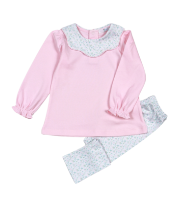 Baby Loren Nicolle Scallop Pant Set
