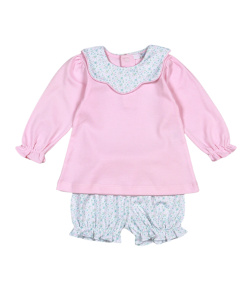 Baby Loren Nicolle Scallop Bloomer Set