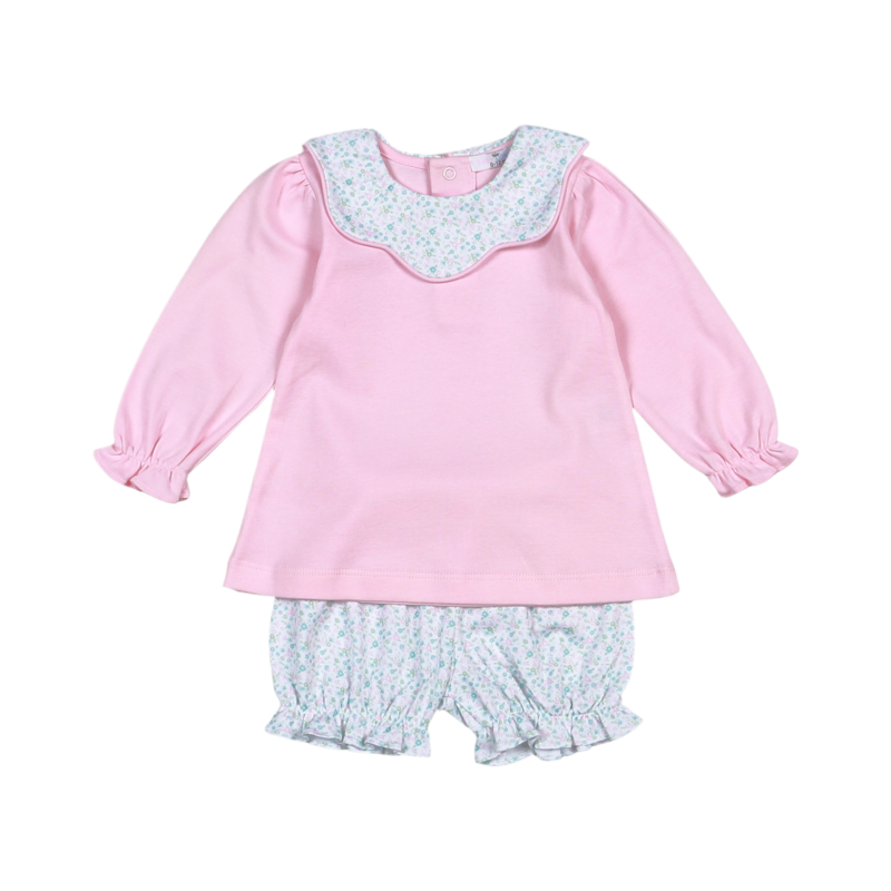 Baby Loren Nicolle Scallop Bloomer Set