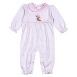 Baby Loren Rodeo Time Pink Applique Romper