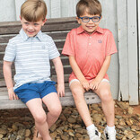 PRODOH Prodoh Too Cool for School Polo - Ice Water Copen Blue Stripe