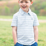 PRODOH Prodoh Too Cool for School Polo - Ice Water Copen Blue Stripe