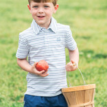 PRODOH Prodoh Too Cool for School Polo - Ice Water Copen Blue Stripe