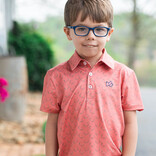 PRODOH Prodoh Performance Polo - Crabapple Antler Print