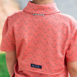 PRODOH Prodoh Performance Polo - Crabapple Antler Print