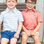 PRODOH Prodoh Too Cool for School Polo - Ice Water Copen Blue Stripe