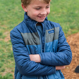 PRODOH Prodoh Puffer Jacket - Dark Denim Colorblock