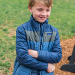 PRODOH Prodoh Puffer Jacket - Dark Denim Colorblock