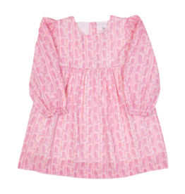 Smockingbird Smockingbird Cowgirl Boots With Gold Lurex Dress