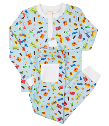 Smockingbird Smockingbird Candy Favorite Halloween Pajama Set