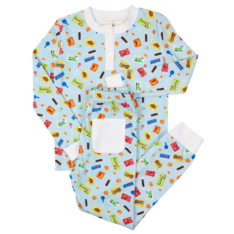 Smockingbird Smockingbird Candy Favorite Halloween Pajama Set