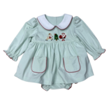 Whimsy Bay Whimsy Bay Christmas Crew Collared Skirted Bubble