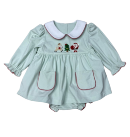Whimsy Bay Whimsy Bay Christmas Crew Collared Skirted Bubble