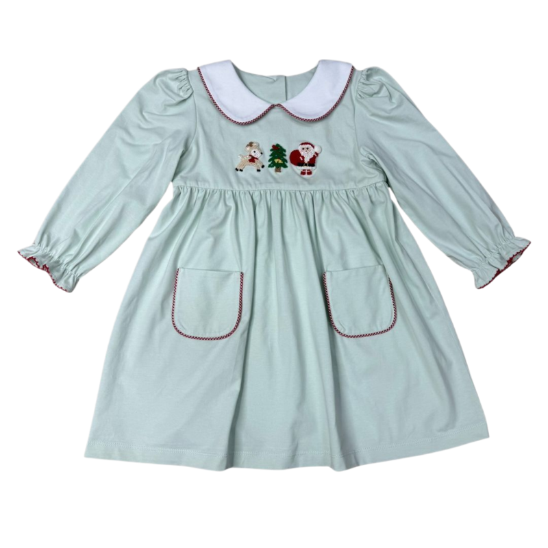 Whimsy Bay Whimsy Bay Christmas Crew Collared Dress