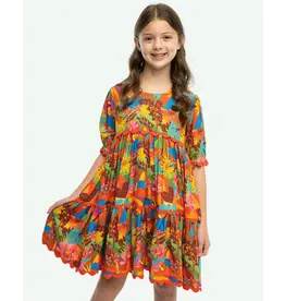 Briton Court Briton Court Tangerine Tango Quinn Dress