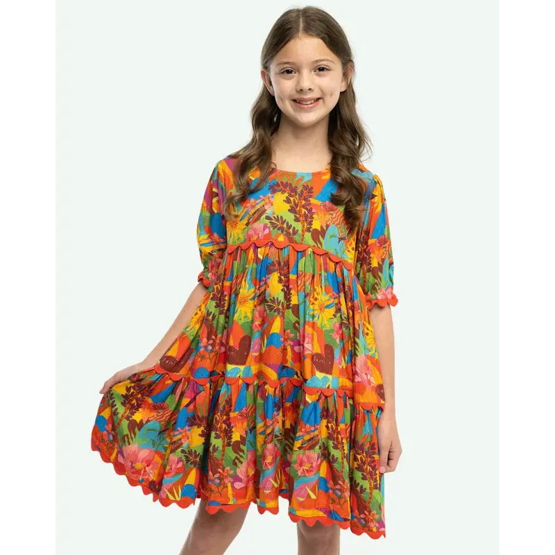 Briton Court Briton Court Tangerine Tango Quinn Dress