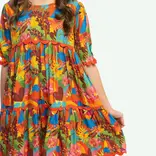 Briton Court Briton Court Tangerine Tango Quinn Dress