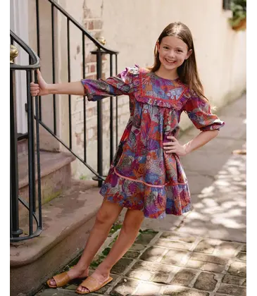 Briton Court Briton Court Burgundy Rose Blair Dress