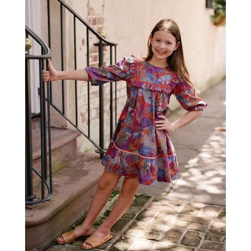 Briton Court Briton Court Burgundy Rose Blair Dress