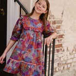 Briton Court Briton Court Burgundy Rose Blair Dress