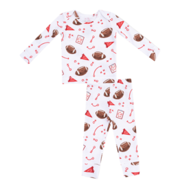 Angel Dear Angel Dear Loungewear Set - Touchdown Time Red
