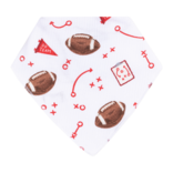 Angel Dear Angel Dear Bandana Bib - Touchdown Time Red